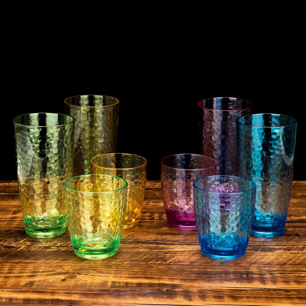26-Ounce Acrylic Glasses Plastic Tumbler Set of 6 BPA Free G684212