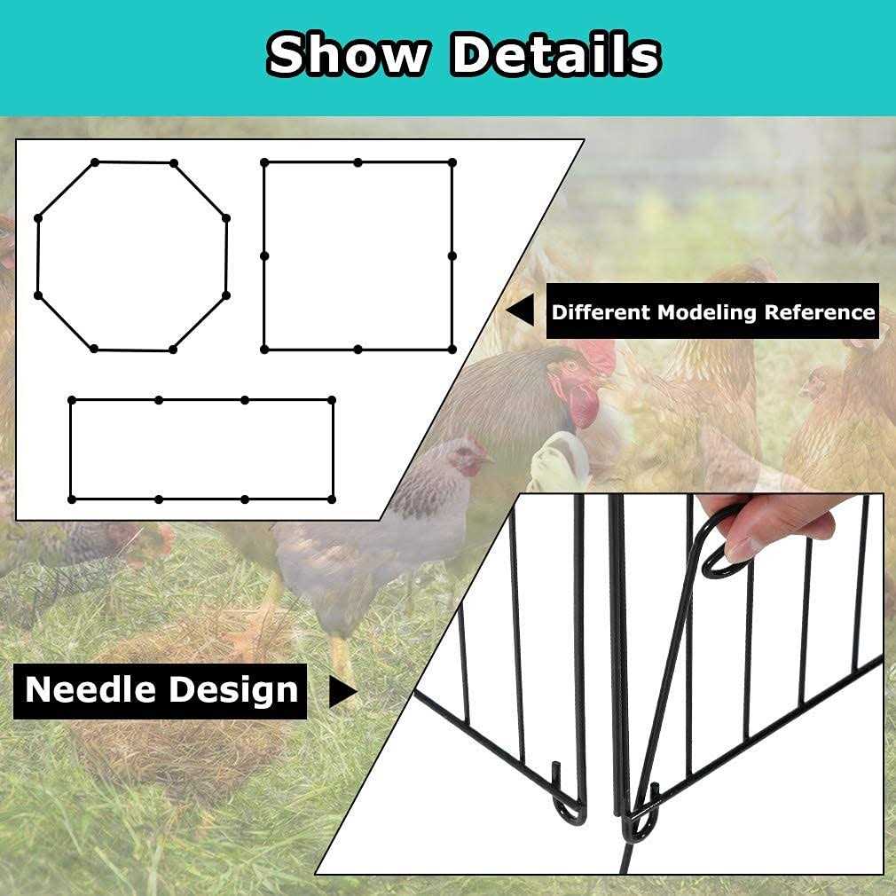 Large Metal Chicken Coop with Cover K17528