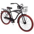 26 Inch Matte Black Cruiser Bike S359169