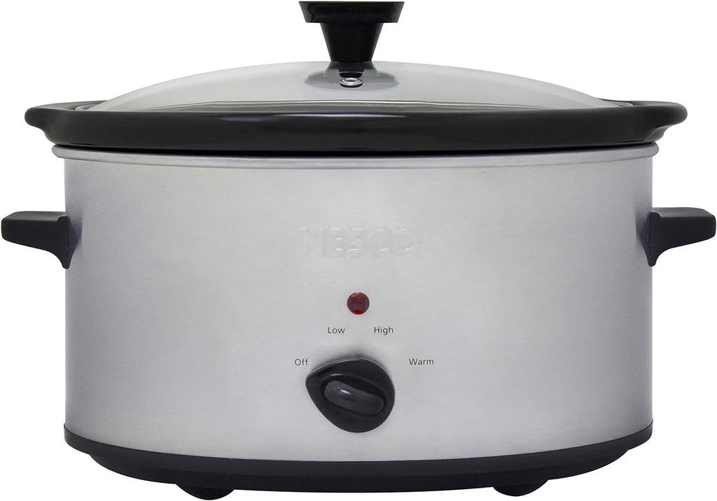6 Quart Silver Slow Cooker F27046