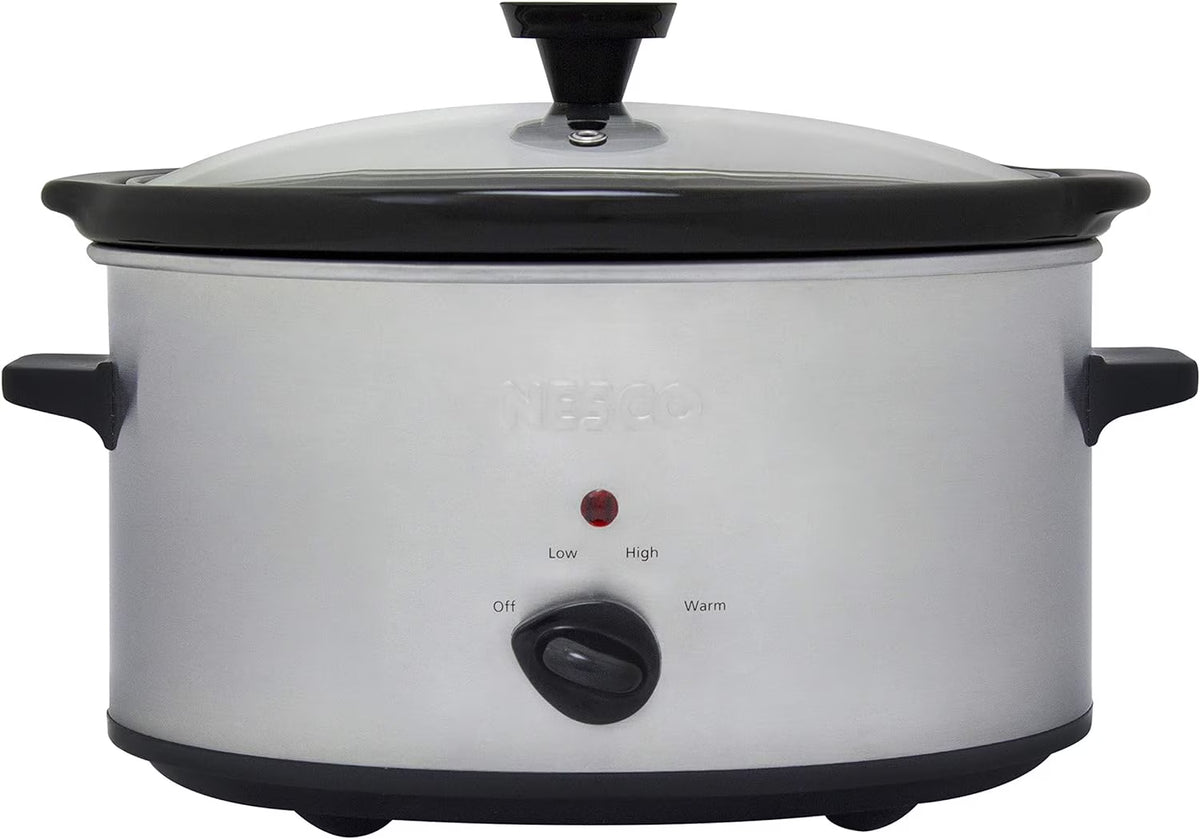 6 Quart Silver Slow Cooker F27046