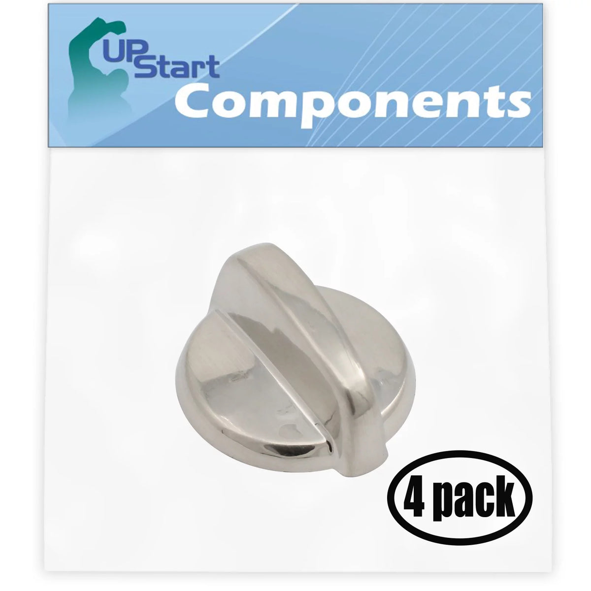 4 Pack Stainless Steel Replacement Control Knob L453