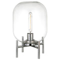 Clear Glass Globe Table Lamp O374