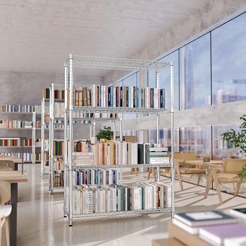 4 Tier Adjustable Heavy Duty Metal Wire Shelving Unit C124