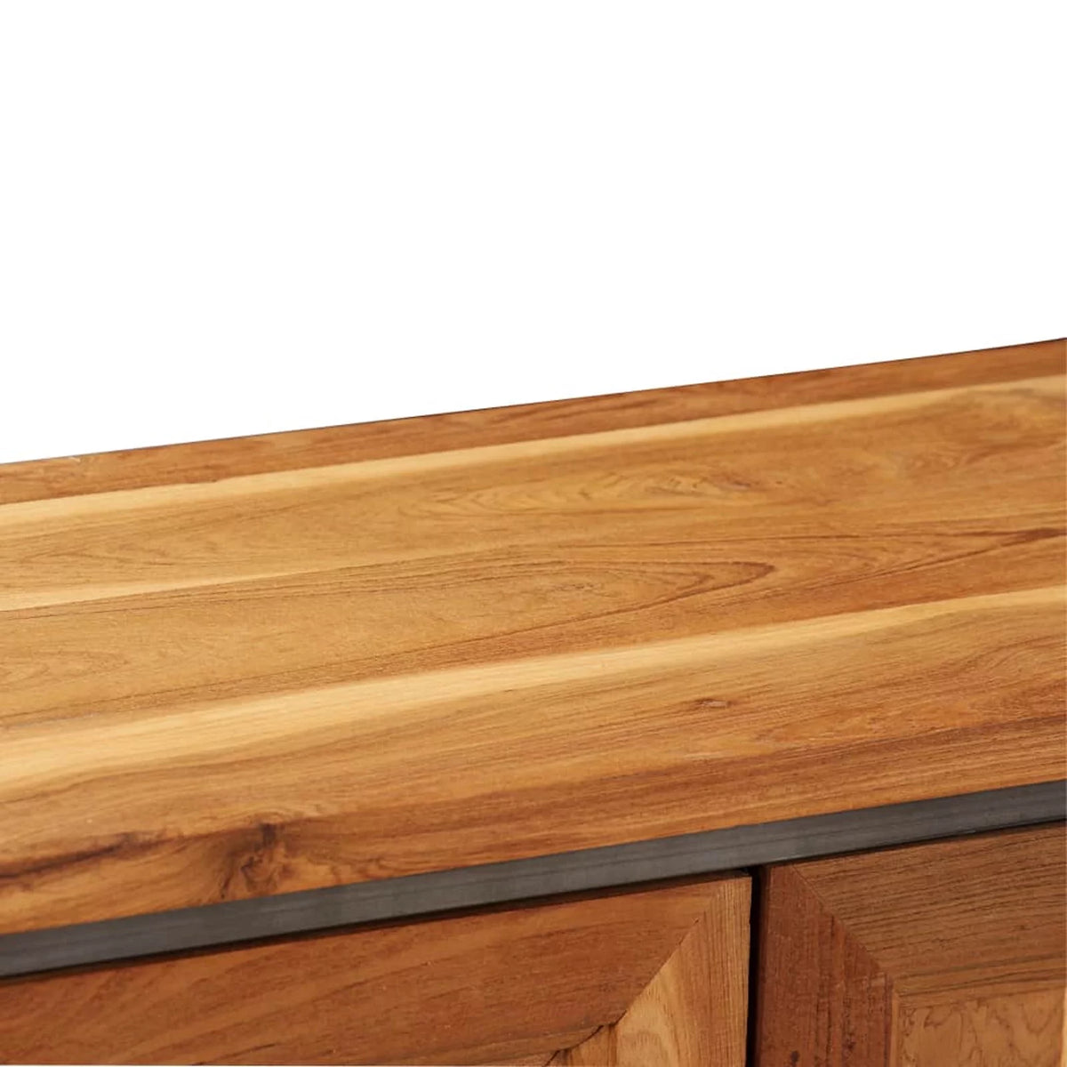 Recycled Teak and Steel Sideboard N2466