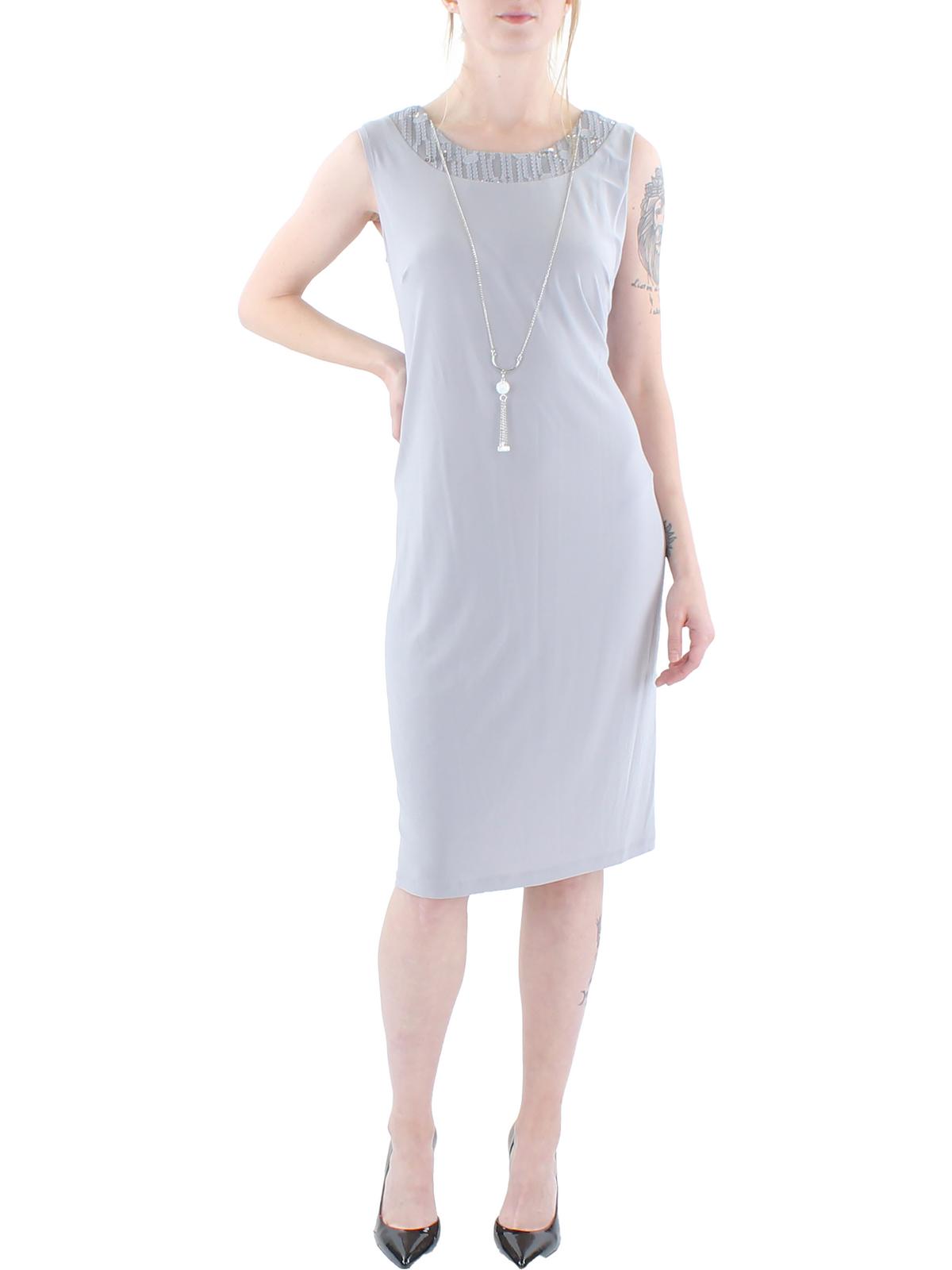 Knit Sleeveless Sheath Dress S980