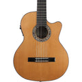 Left-Handed Classical Acoustic-Electric Guitar Gloss Natural F460013