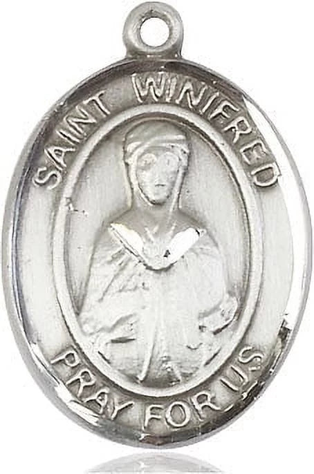 Large Oval Pewter Pendant with 24" Chain W72814