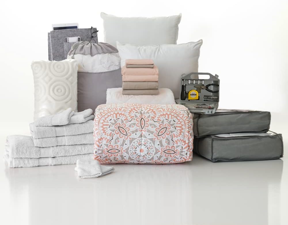 25-Piece Twin XL Bedding Bath Trunk Bundle Wonderland Gray A687542