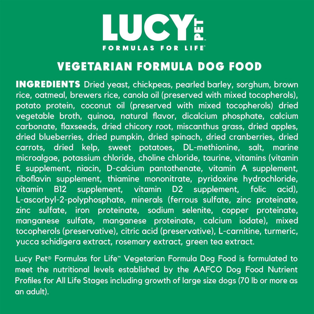 Vegetarian Formula Dry Dog Food F619