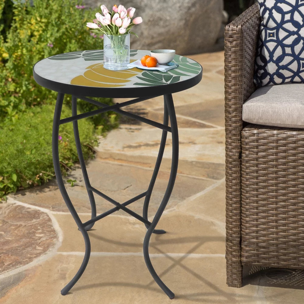 Black Metal Accent Table S1560
