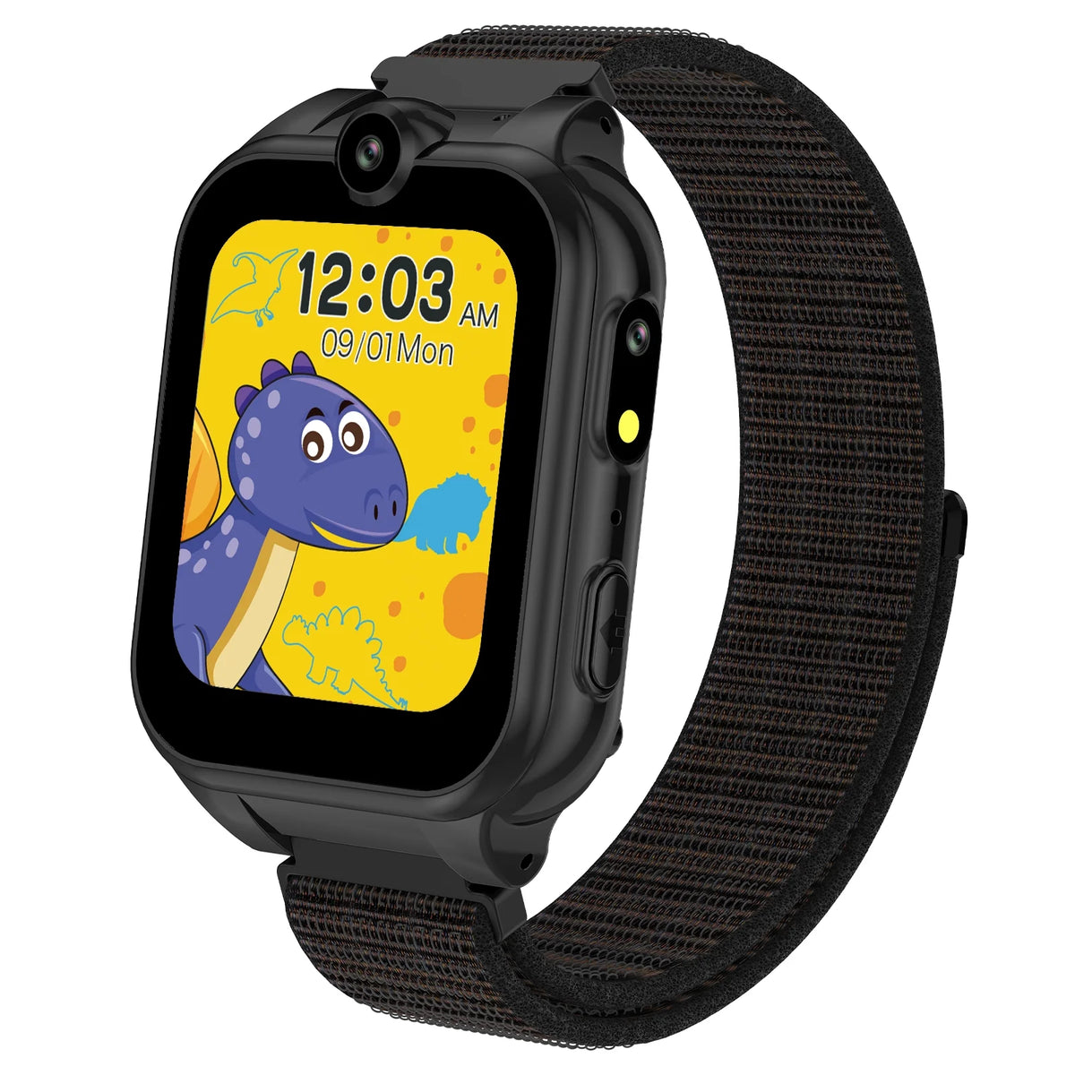 Black Kids Smart Watch with Dual Camera Z375