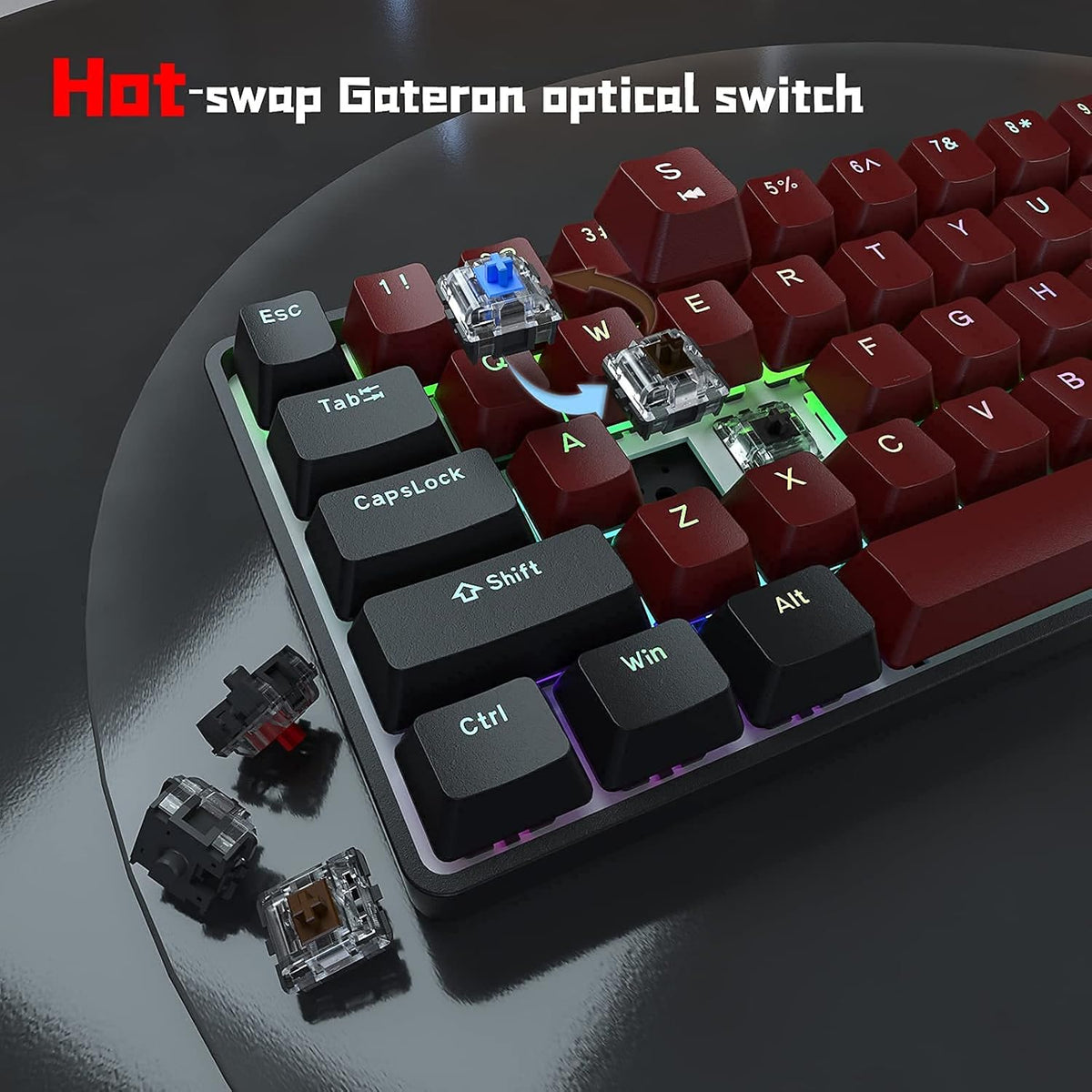 60% Hot Swap RGB Mechanical Keyboard E126