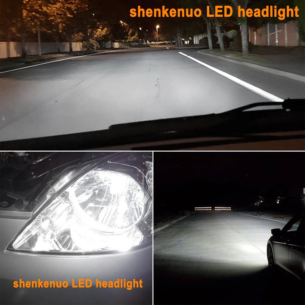 H9 H11 High&Low Beam LED Headlights Fog Lights 6pcs K6913