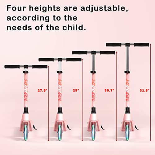Electric Scooter for Kids Age 6-10 with Adjustable Speed and Height O3820