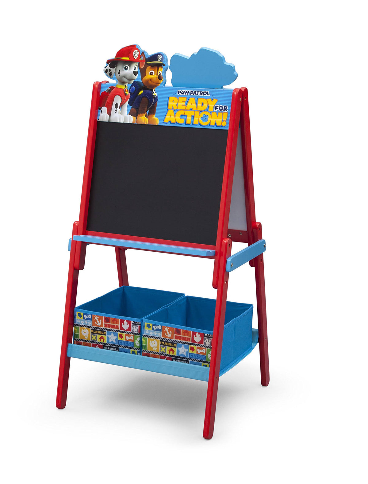 Wooden Double Sided Activity Easel with Storage H56382