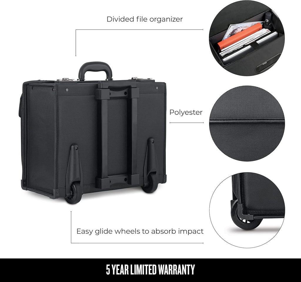 Black Rolling Catalog Case K8704