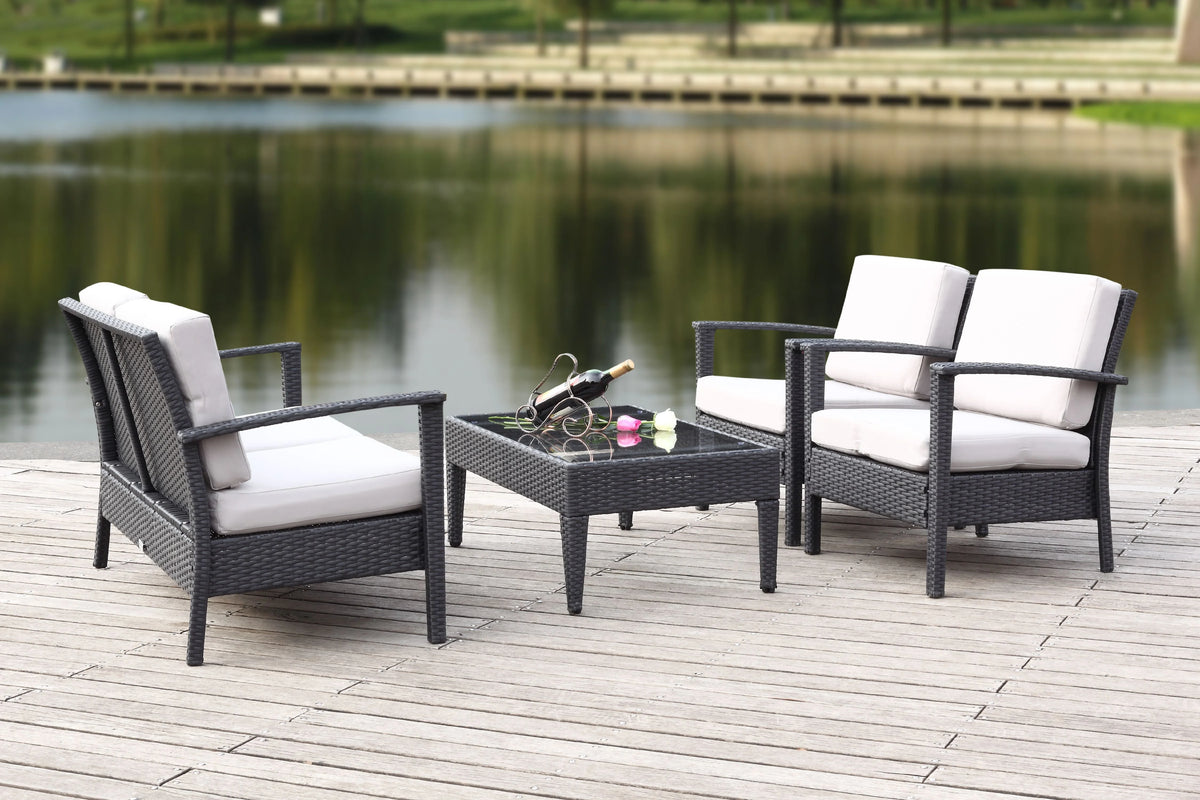 4 Piece Outdoor Set with Cushion W6708