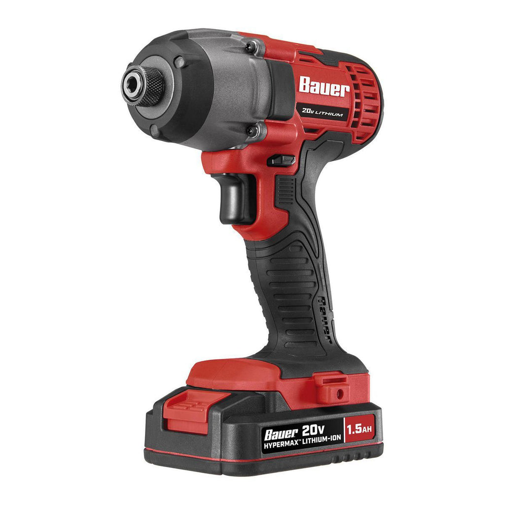 20V Cordless 1/4 in. Hex Compact Impact Driver Kit with Battery and Charger S179