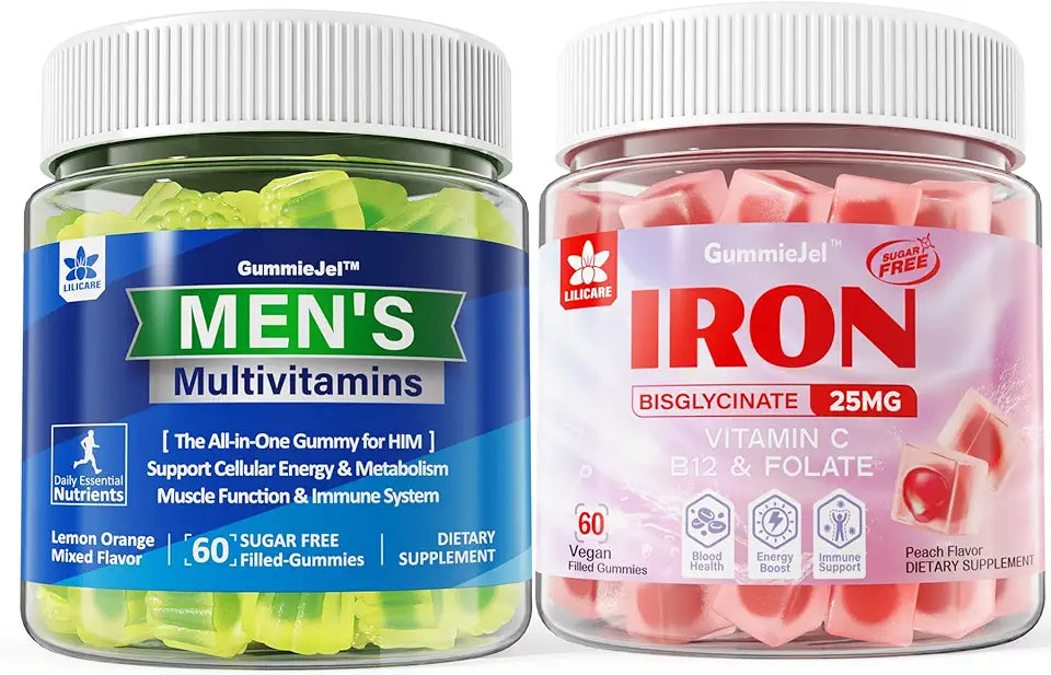 Mens Multivitamins + Vegan Iron S125