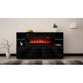 Black Wide Sideboard Q30226