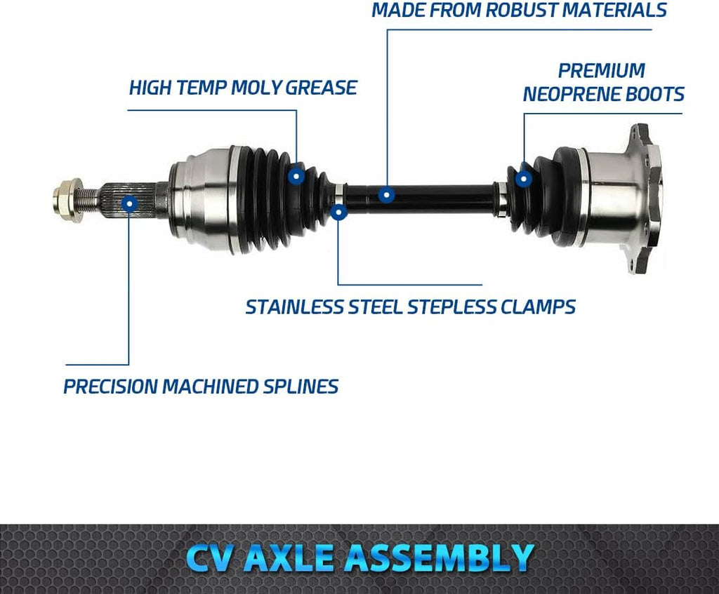 Front CV Axle Drive Shaft Assembly for Cadillac Escalade J9591