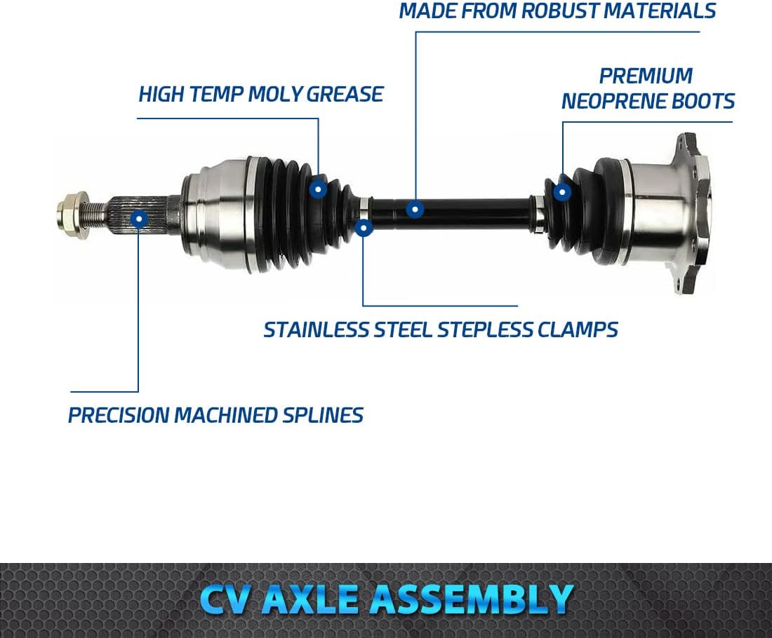 Front CV Axle Drive Shaft Assembly for Cadillac Escalade J9591