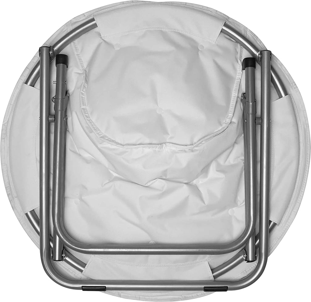 White Saucer Chair X689862