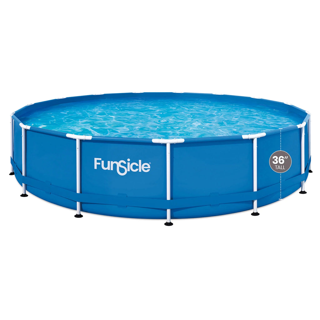 Round Frame Above Ground Swimming Pool Set V754429