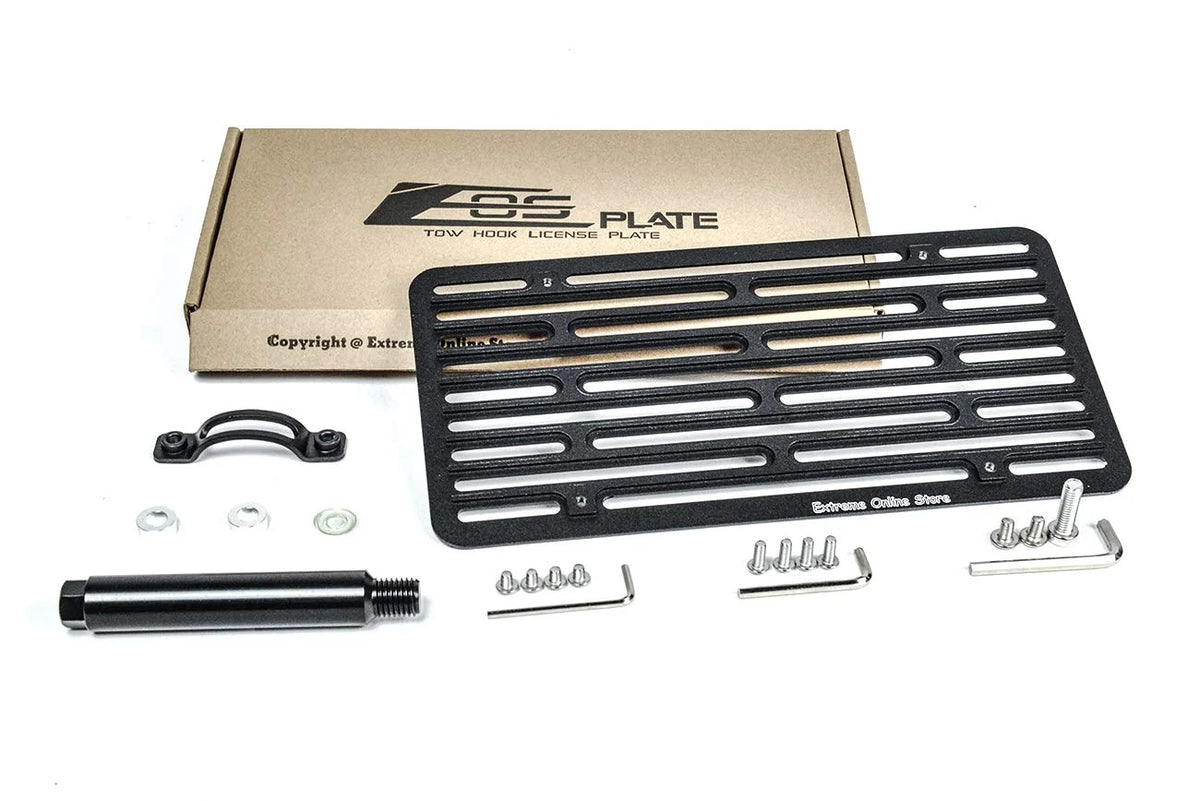 Replacement Front Bumper Tow Hook License Plate Relocator Mount Bracket T4799