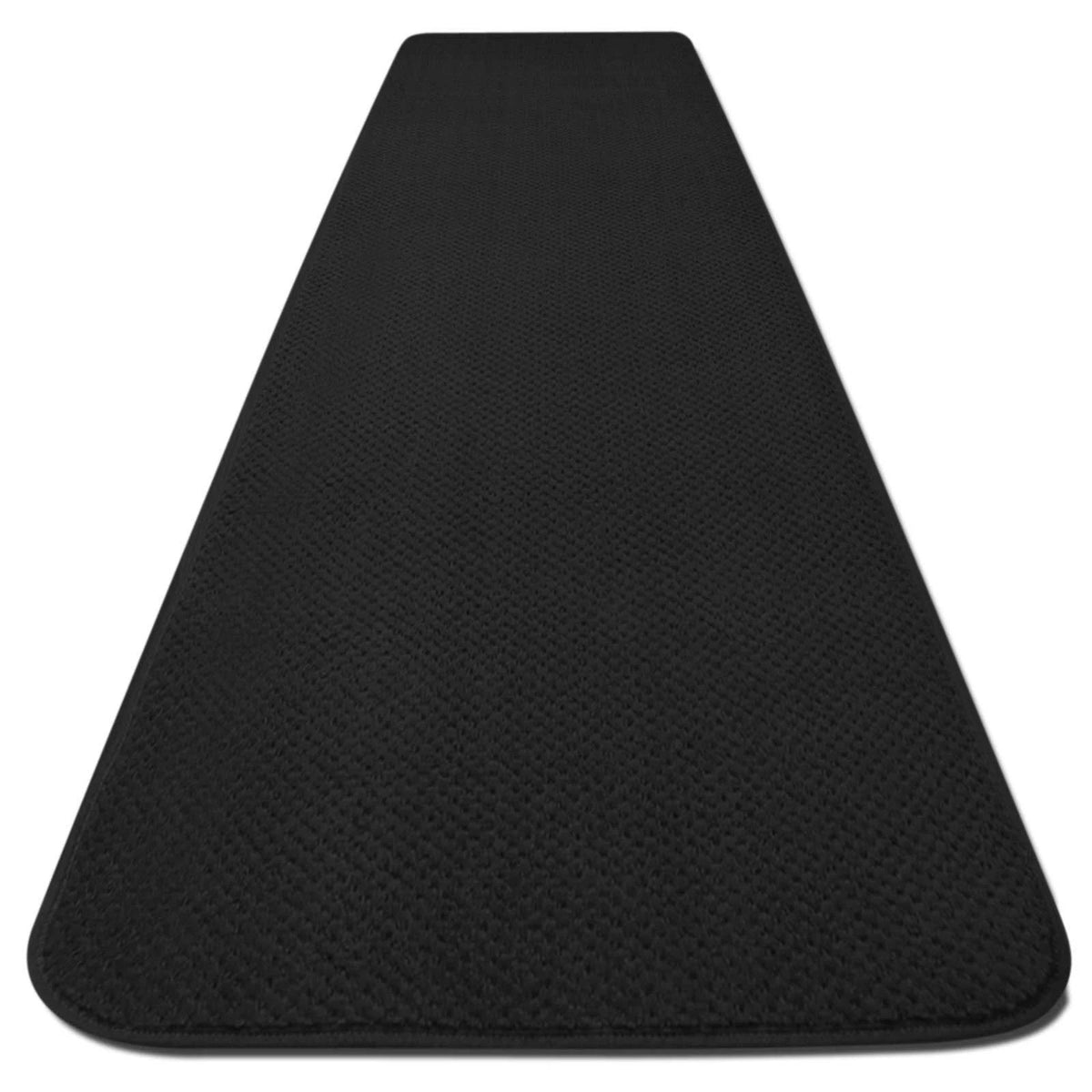 Black Skid-Resistant Carpet Runner W75673