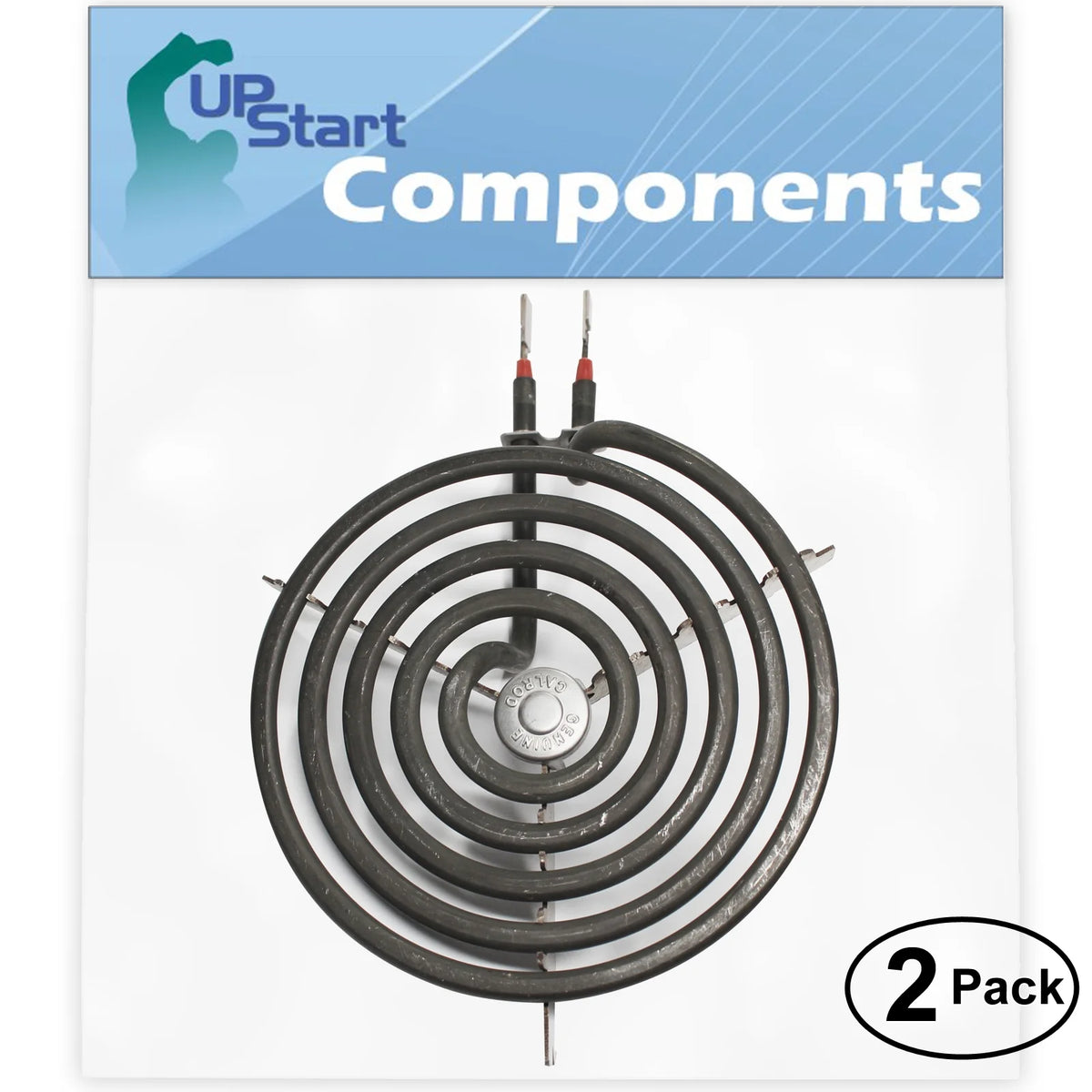 2-Pack 6 inch 5 Turns Surface Burner Element for Range, Stove & Cooktop P5621