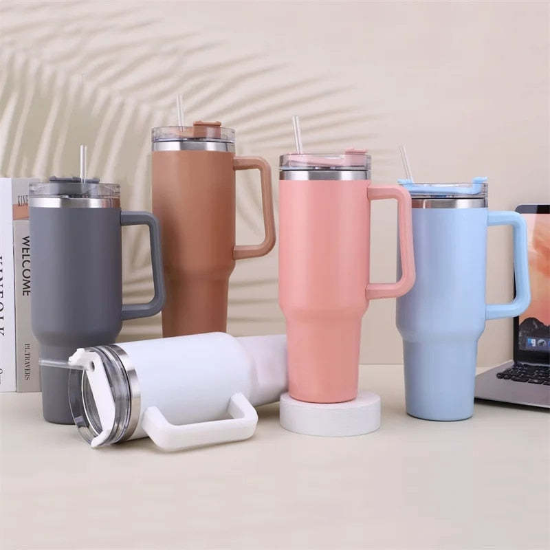 40oz Stainless Steel Insulation Mug With Handle M11990