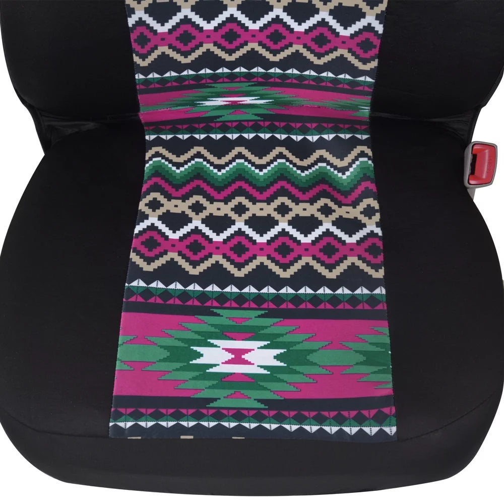 Two Tone Pattern Car Seat Covers G6557
