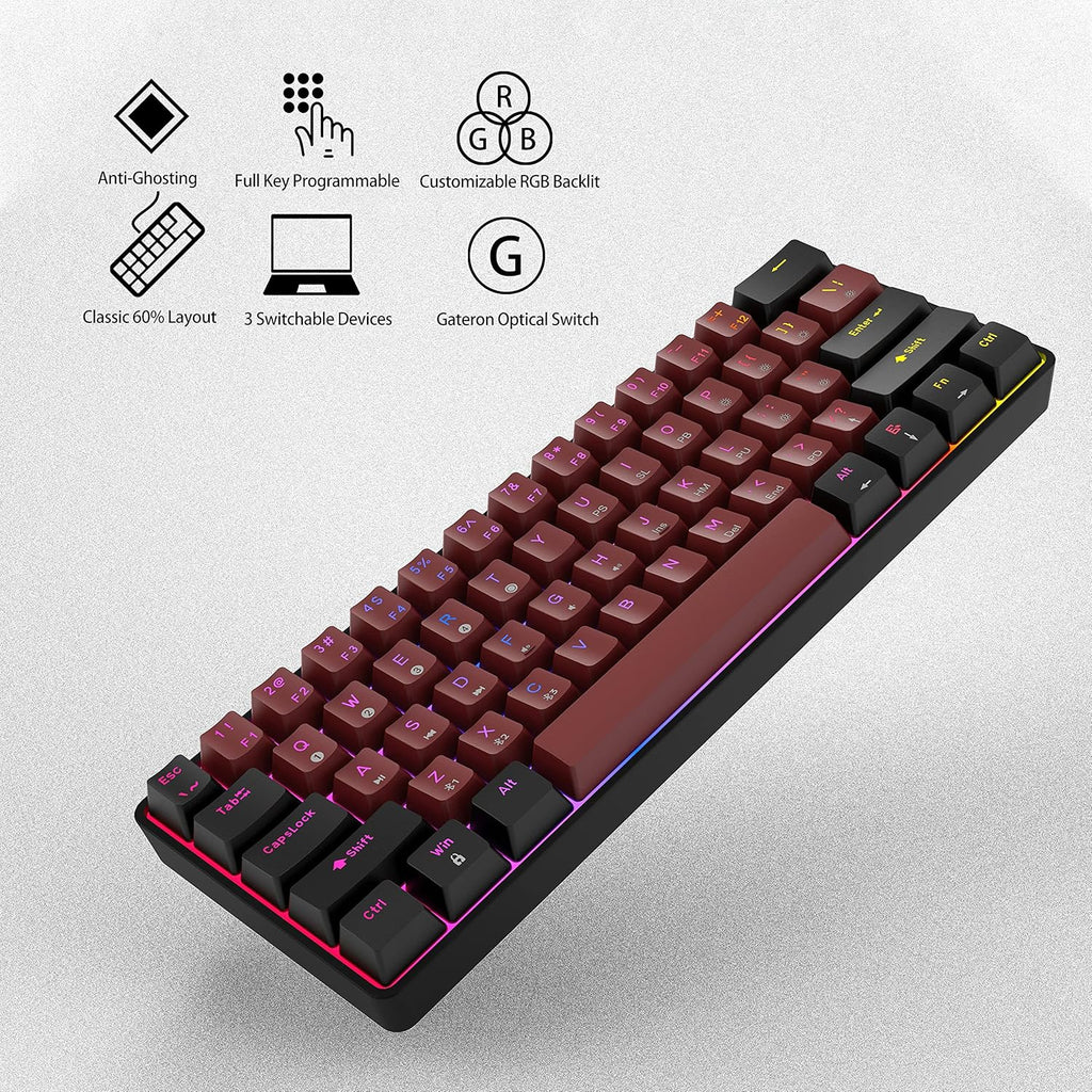60% Hot Swap RGB Mechanical Keyboard E126