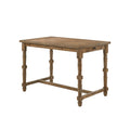 Weathered Oak Finish Counter Height Table W698285