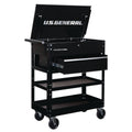 Black 30 in. Bulk Storage Tech Cart T63037