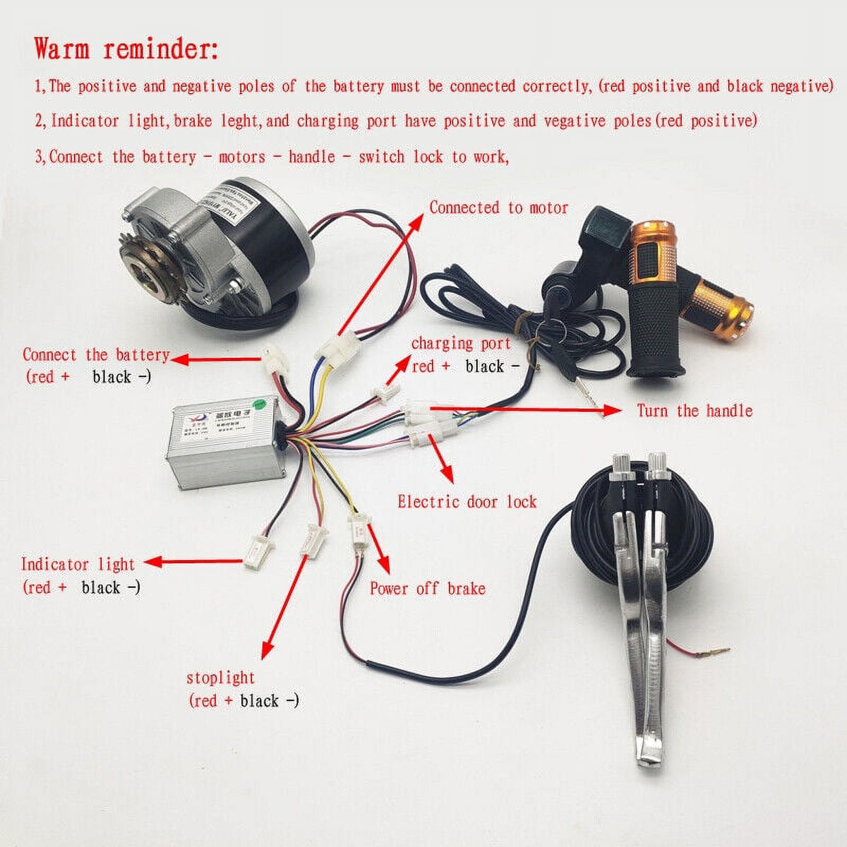 250W 24V Electric Bicycle Conversion Kit Q799447