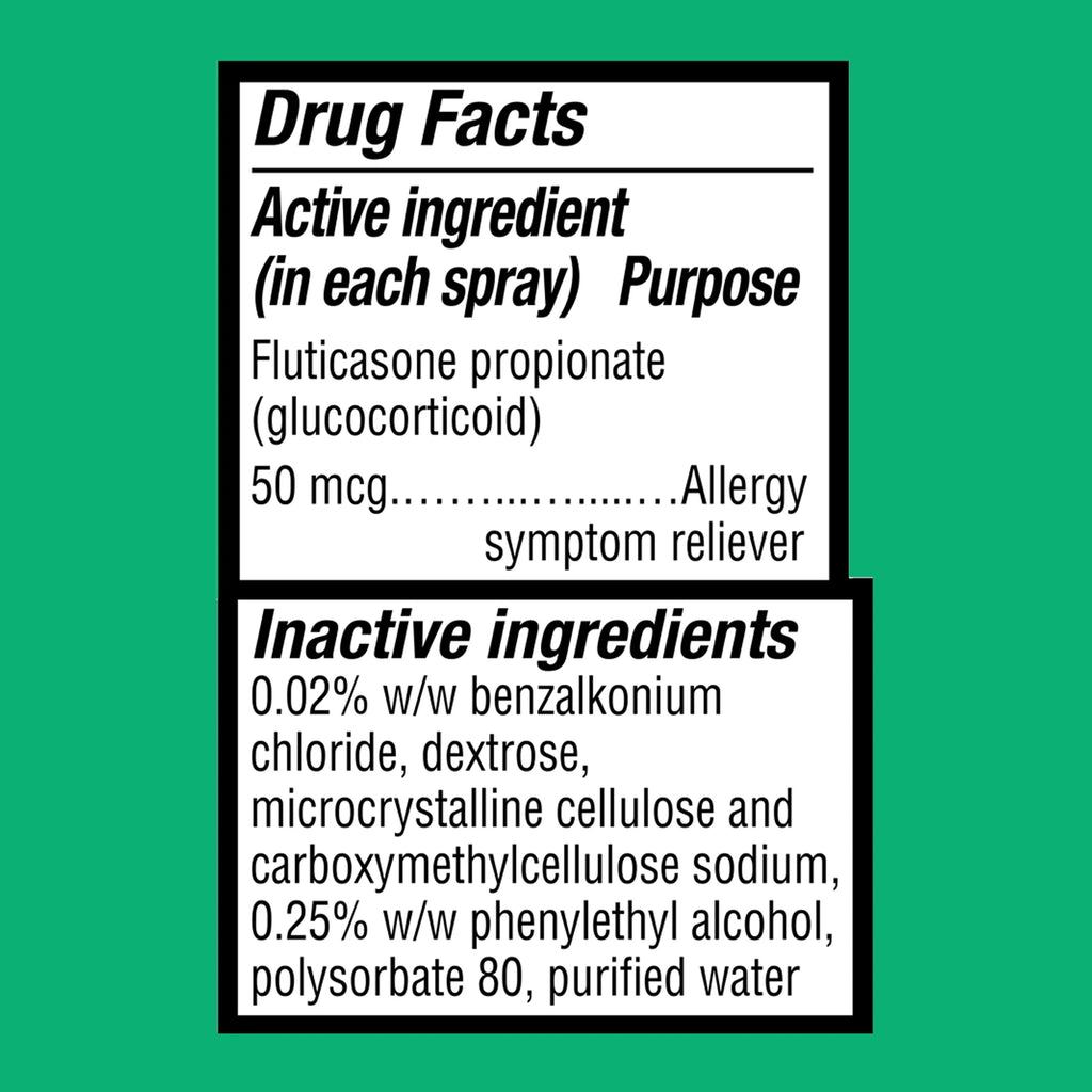 Non-Drowsy Fluticasone Propionate Nasal Spray, 50 mcg, 72 Sprays S825