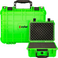 Neon Green Water & Shock Proof Hard Case with Foam N13154