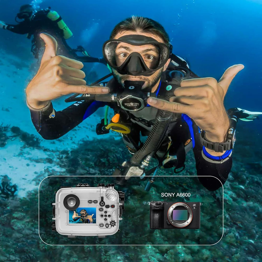 Waterproof Camera Housing for A6600 with 10-18mm Lens Port S788812