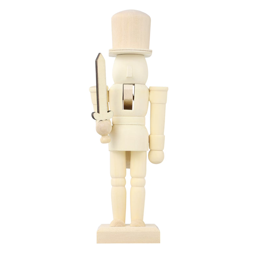 Unfinished Wooden Nutcracker Doll D286