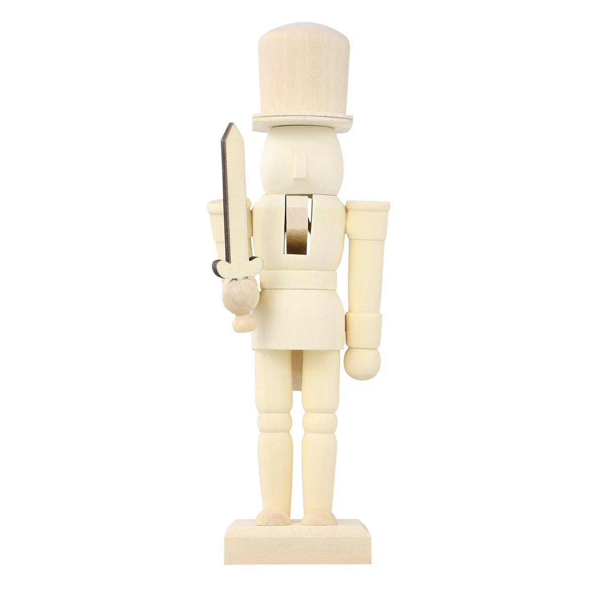 Unfinished Wooden Nutcracker Doll D286