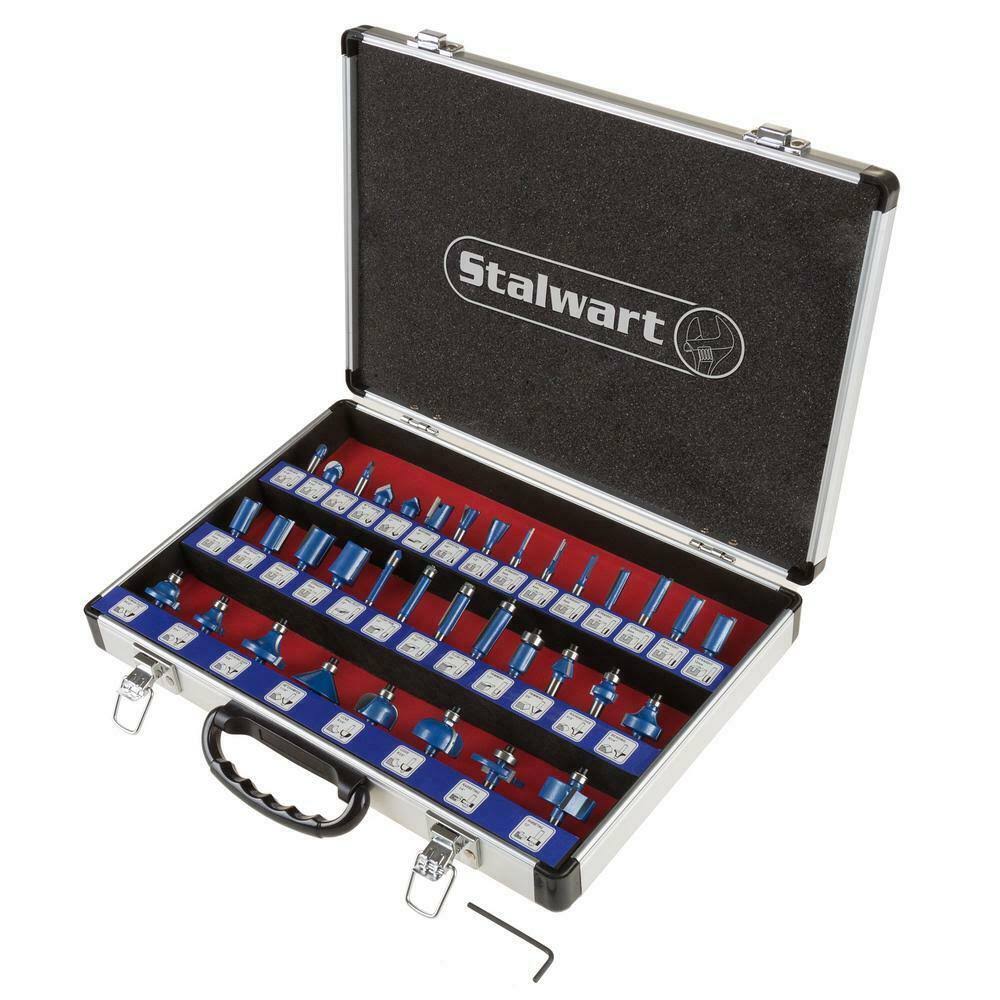 35-Piece Carbide Tipped Router Bit Set F6653