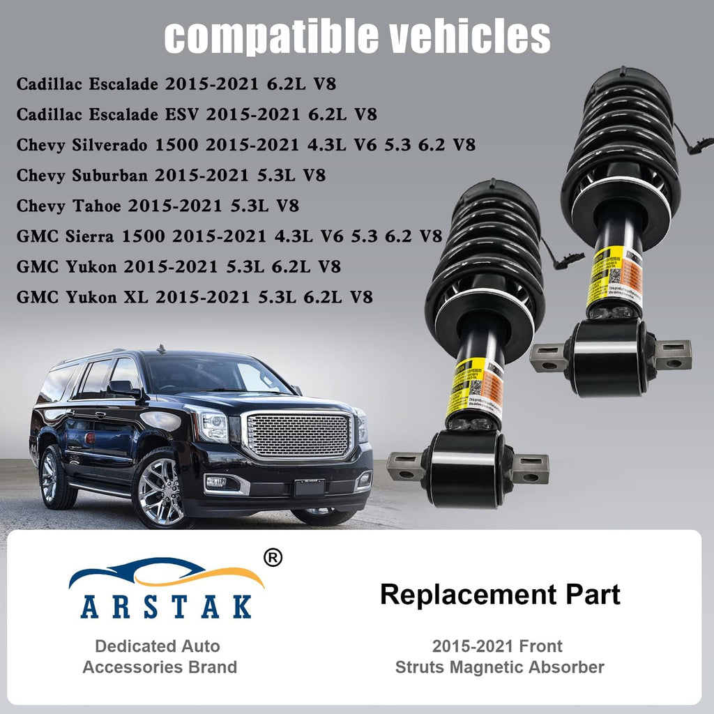 Front Struts Assembly Shock Absorber with Magnetic Ride Control Pair T161