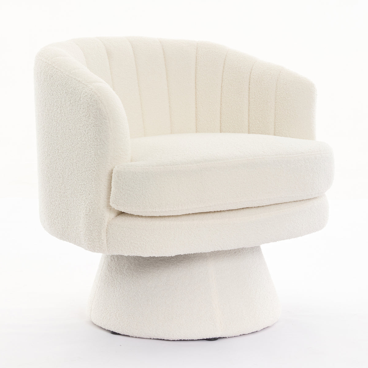Beige Swivel Accent Chair K5454