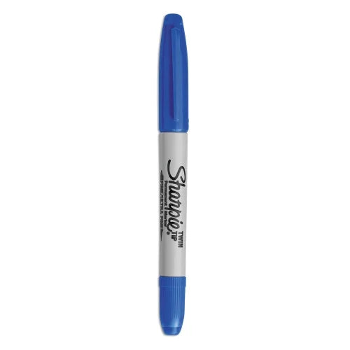 Blue Twin-Tip Permanent Marker M646939