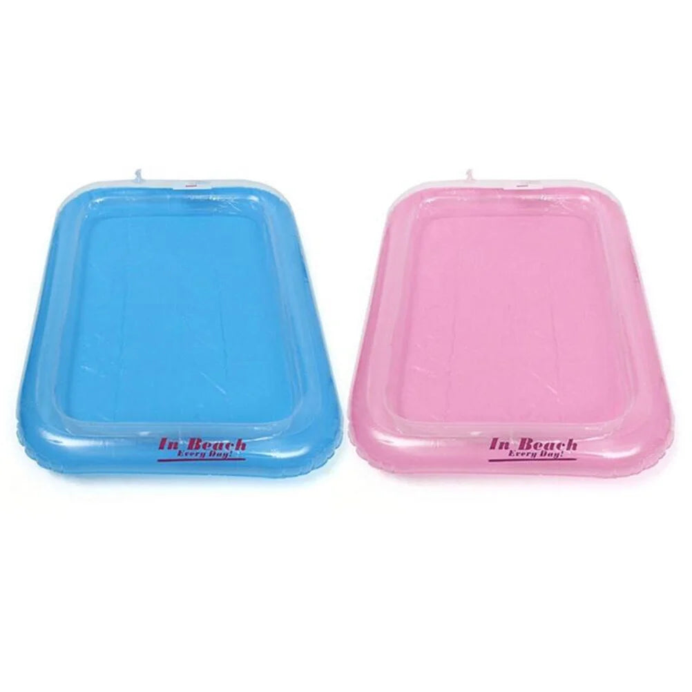 Pink Inflatable Sandbox Play Sand Toy Tray R230
