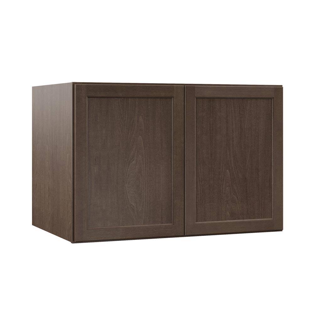 Brindle Above Refrigerator Deep Wall Bridge Kitchen Cabinet H736