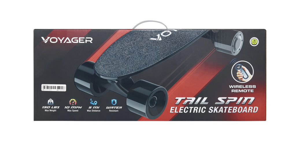 Black Electric Skateboard with Remote Control K756
